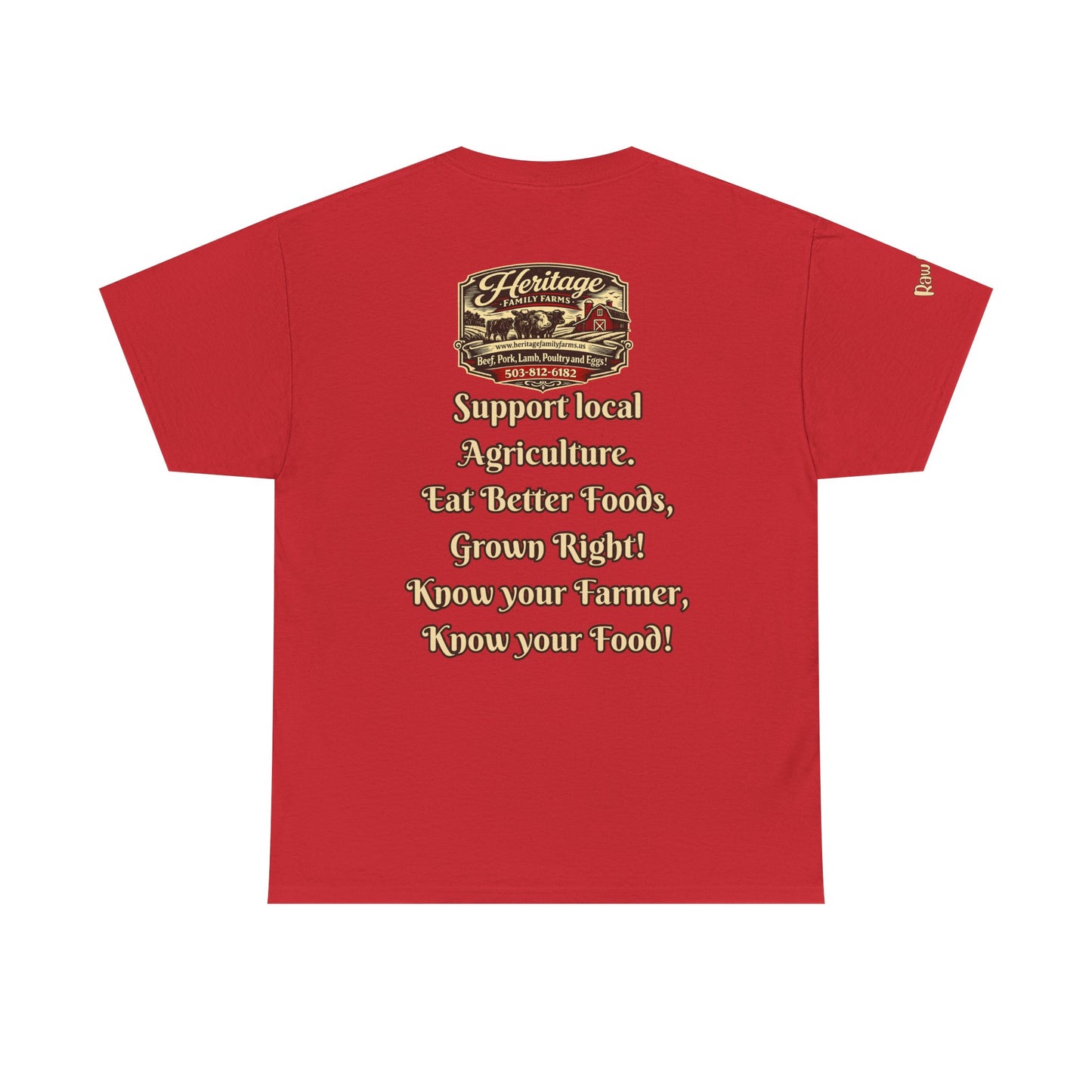 Agriculture Heritage Tee — "Support Your Local Agriculture" Farm Pride Shirt