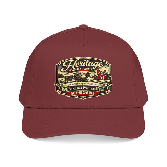 Heritage Farms Vintage Barn Logo Baseball Cap