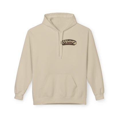 Heritage Farming Hoodie — "Support Local Agriculture" Vintage Farm Logo