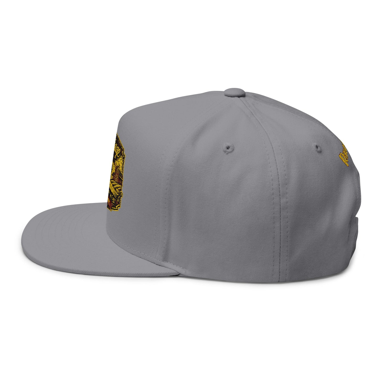 Heritage Family Farms Embroidered Flat Bill Cap — Vintage Farm Logo Snapback