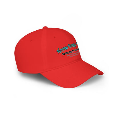 No One Beats Our Meat Baseball Cap - Heritage Family Farms