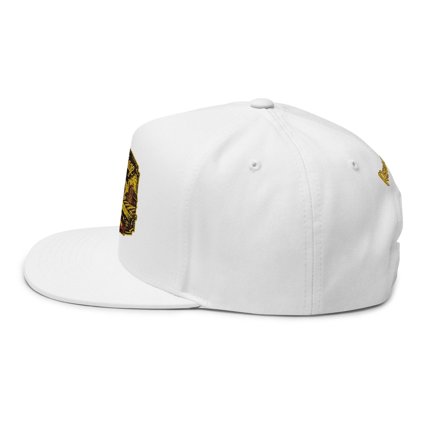 Heritage Family Farms Embroidered Flat Bill Cap — Vintage Farm Logo Snapback