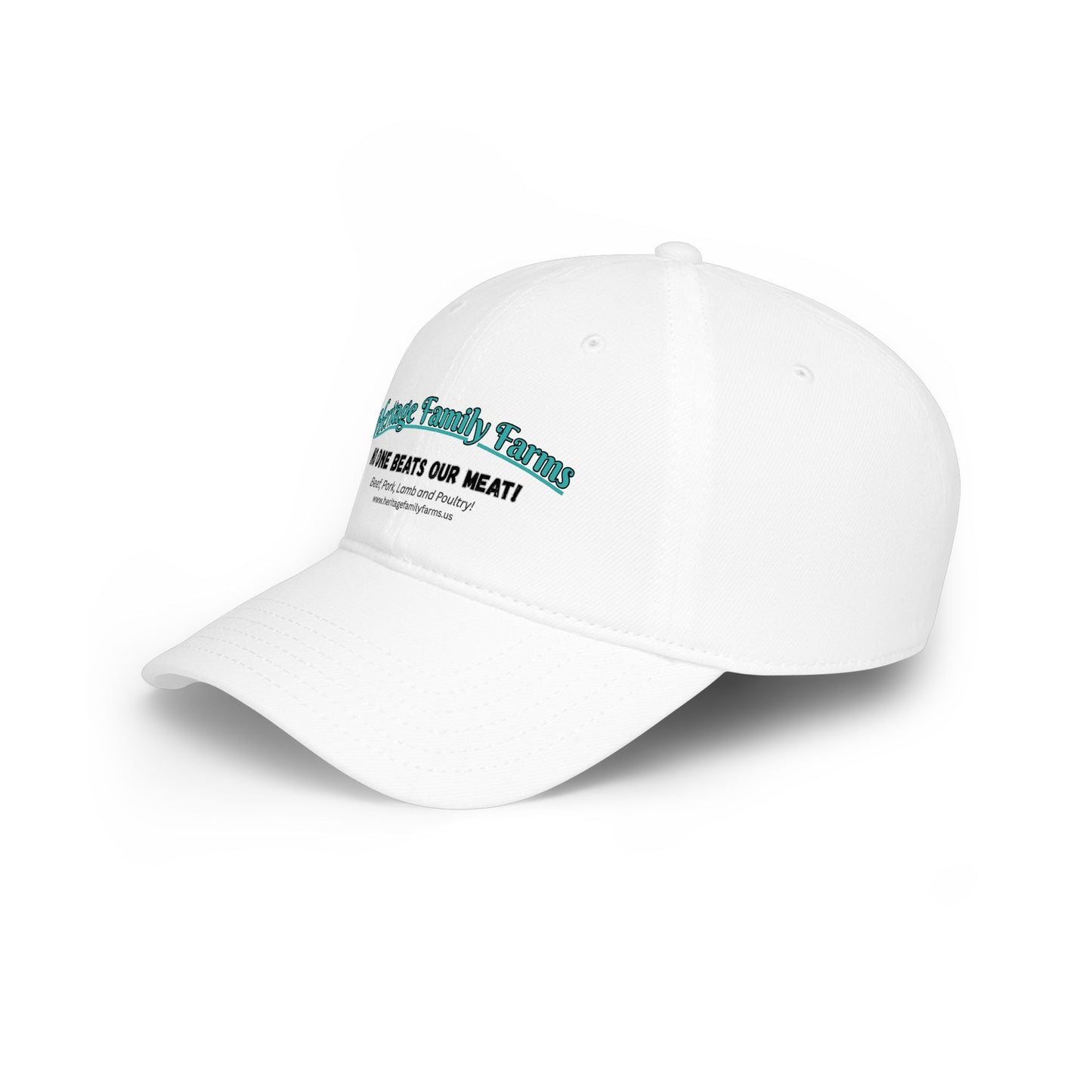 No One Beats Our Meat Baseball Cap - Heritage Family Farms