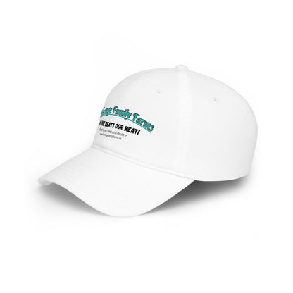 No One Beats Our Meat Baseball Cap - Heritage Family Farms