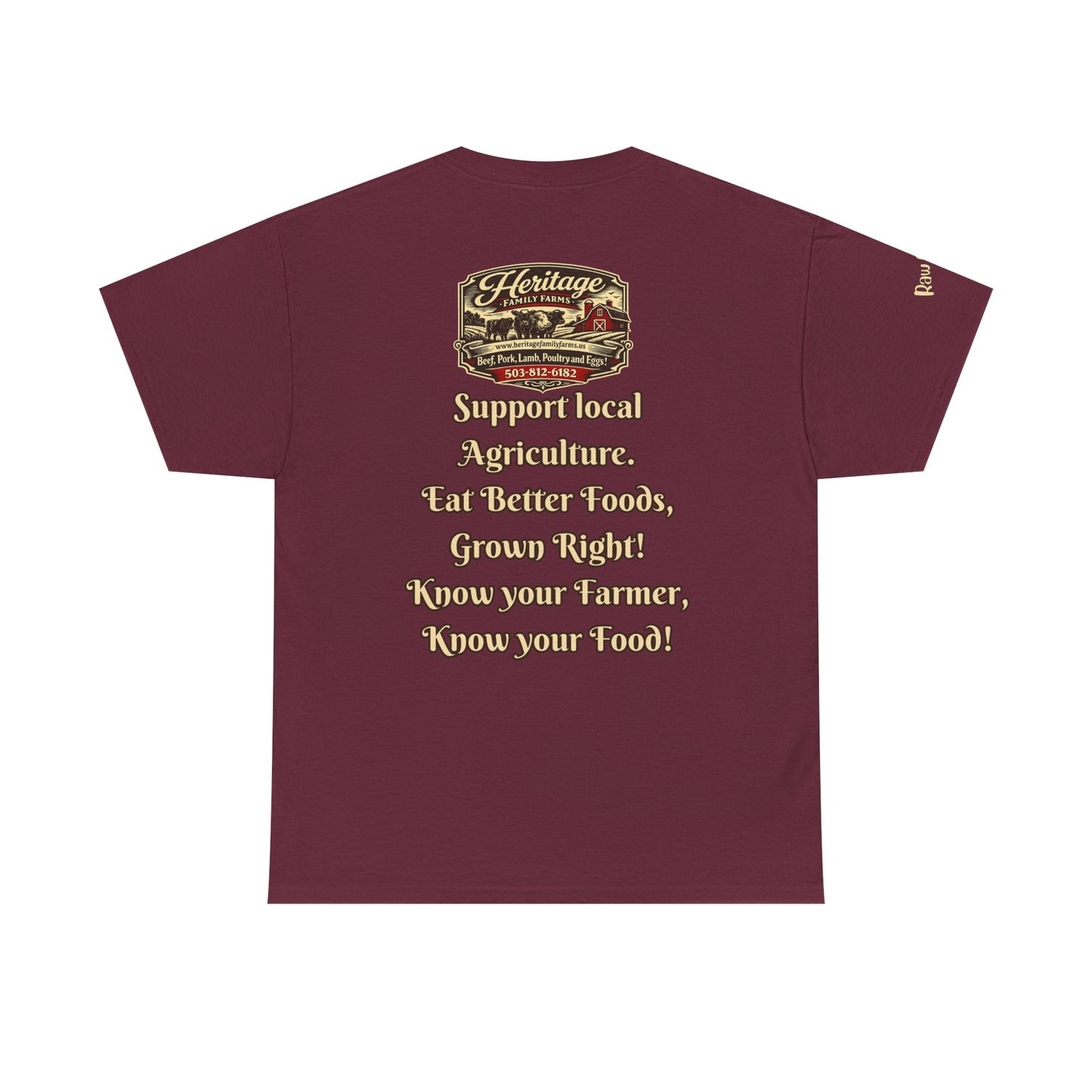 Agriculture Heritage Tee — "Support Your Local Agriculture" Farm Pride Shirt
