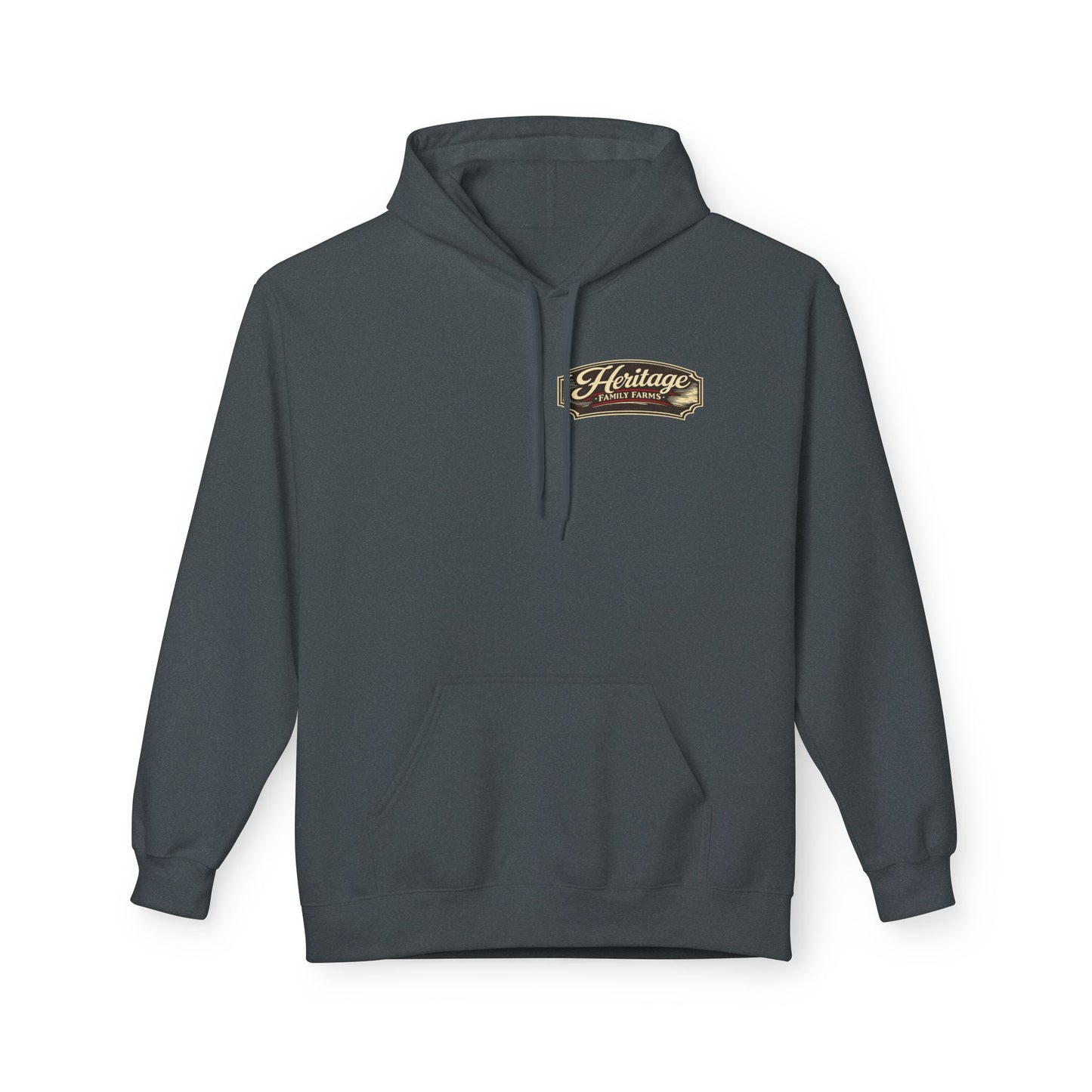 Heritage Farming Hoodie — "Support Local Agriculture" Vintage Farm Logo