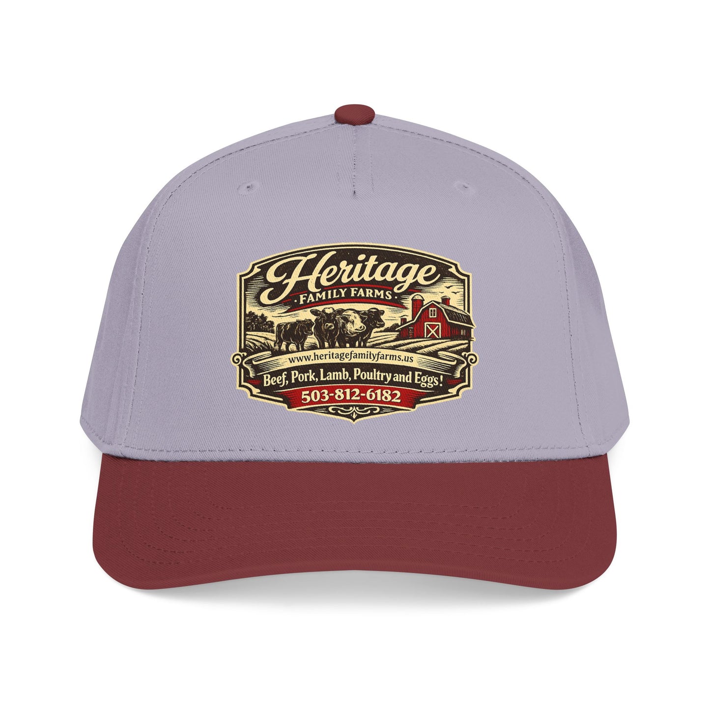 Heritage Farms Vintage Barn Logo Baseball Cap
