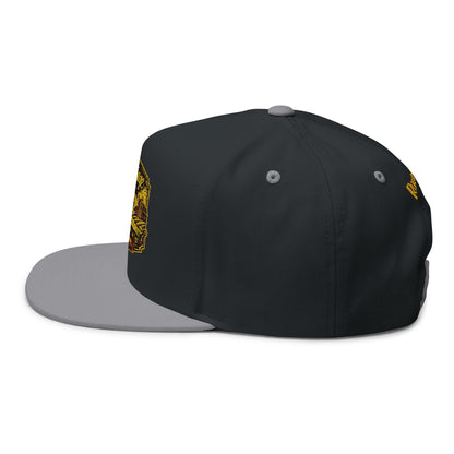 Heritage Family Farms Embroidered Flat Bill Cap — Vintage Farm Logo Snapback