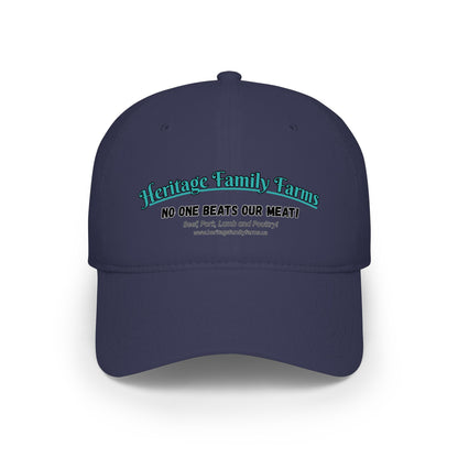 No One Beats Our Meat Baseball Cap - Heritage Family Farms