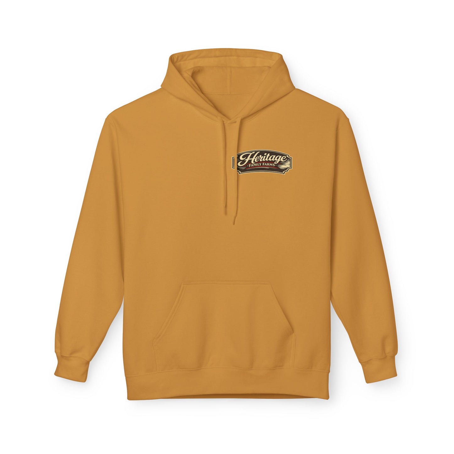 Heritage Farming Hoodie — "Support Local Agriculture" Vintage Farm Logo