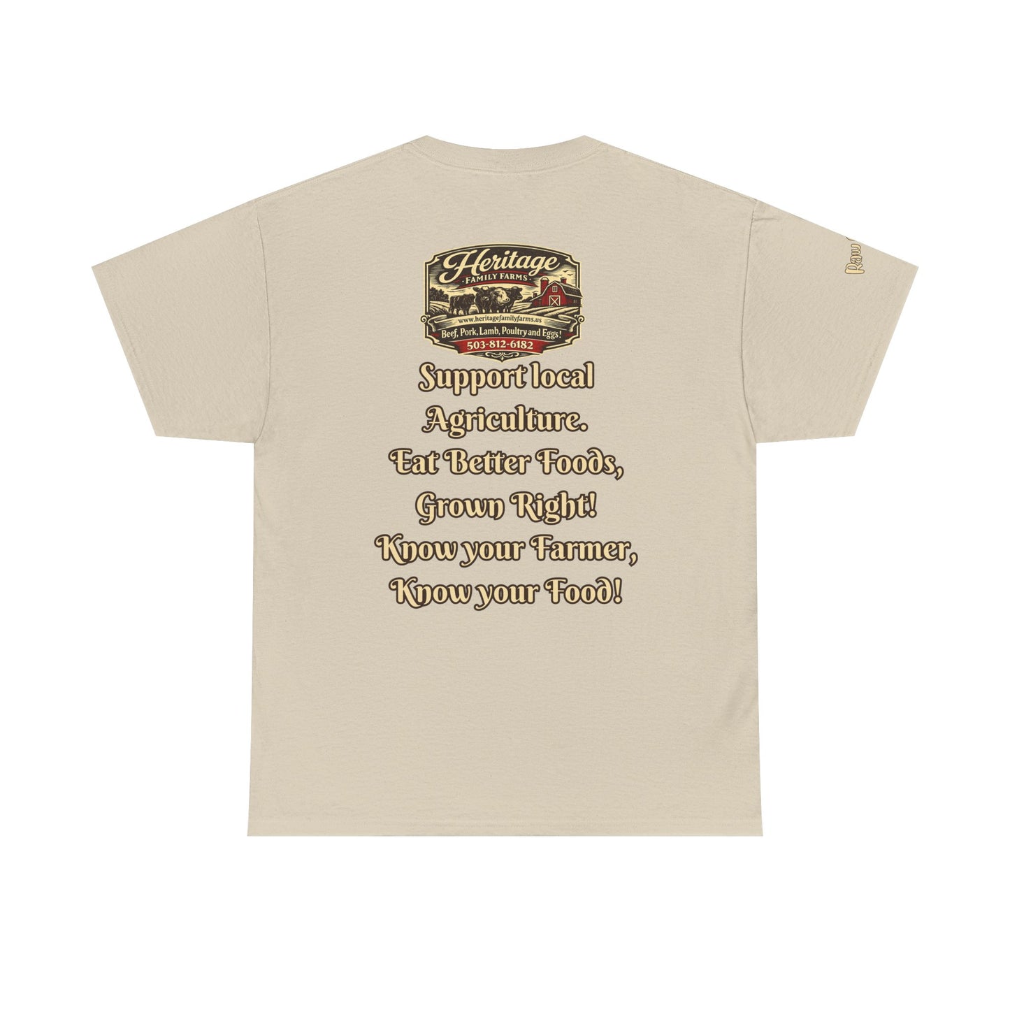 Agriculture Heritage Tee — "Support Your Local Agriculture" Farm Pride Shirt
