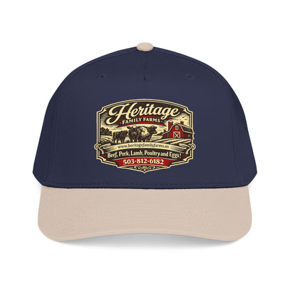 Heritage Farms Vintage Barn Logo Baseball Cap