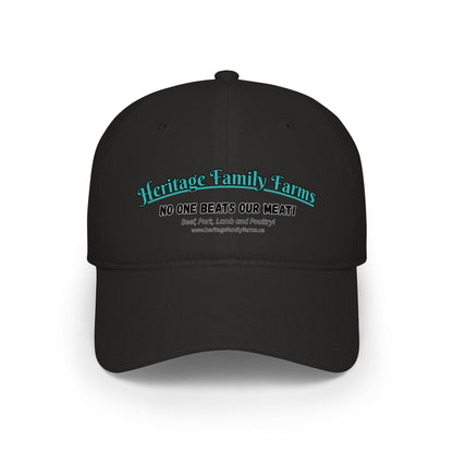No One Beats Our Meat Baseball Cap - Heritage Family Farms
