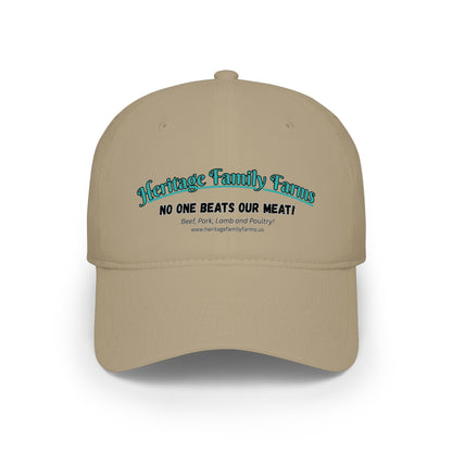 No One Beats Our Meat Baseball Cap - Heritage Family Farms