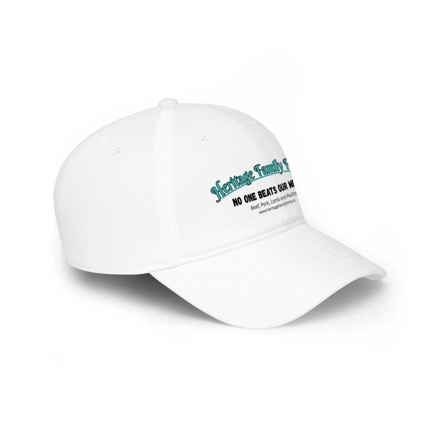 No One Beats Our Meat Baseball Cap - Heritage Family Farms