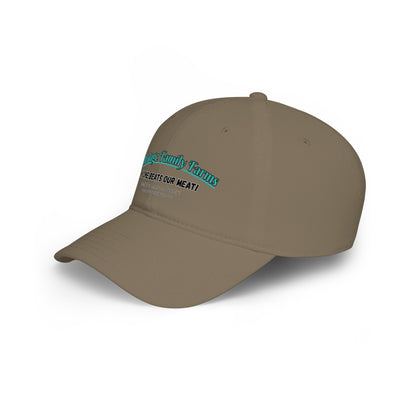 No One Beats Our Meat Baseball Cap - Heritage Family Farms