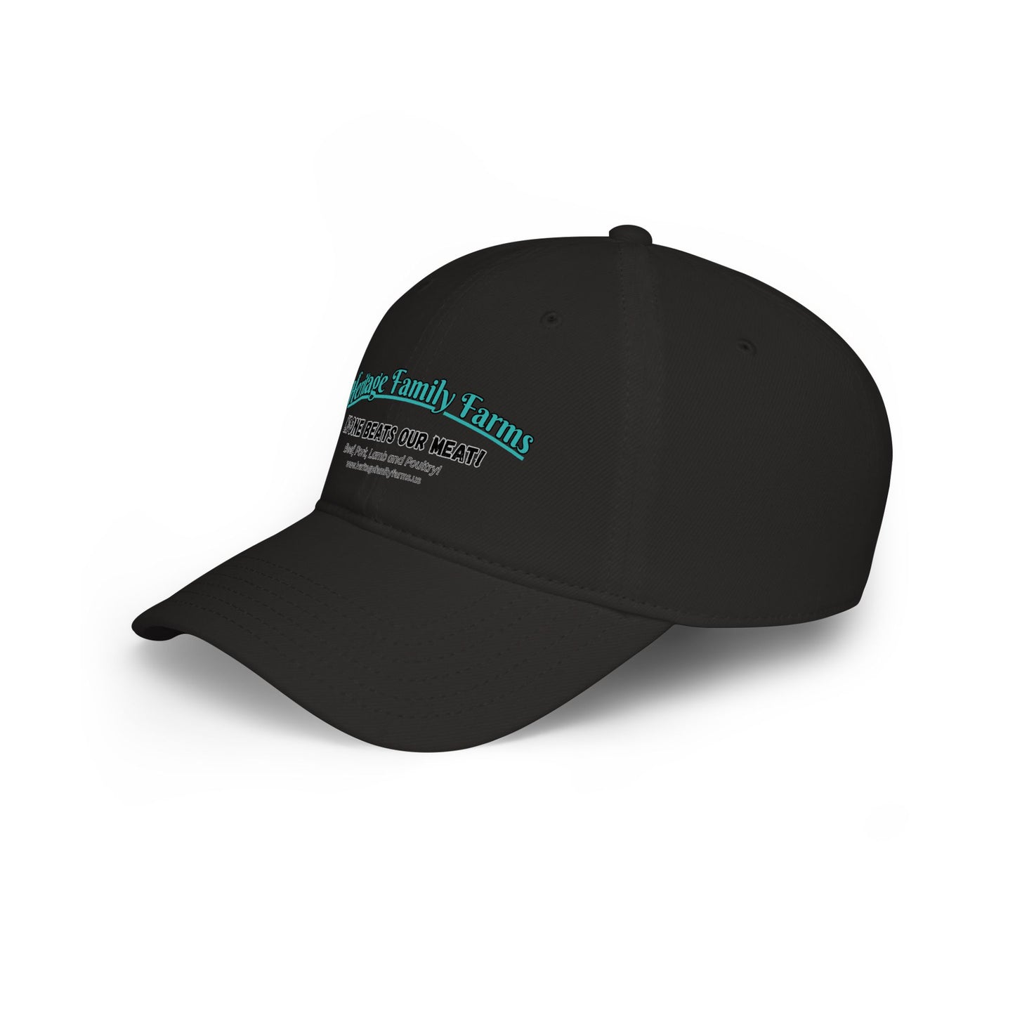 No One Beats Our Meat Baseball Cap - Heritage Family Farms