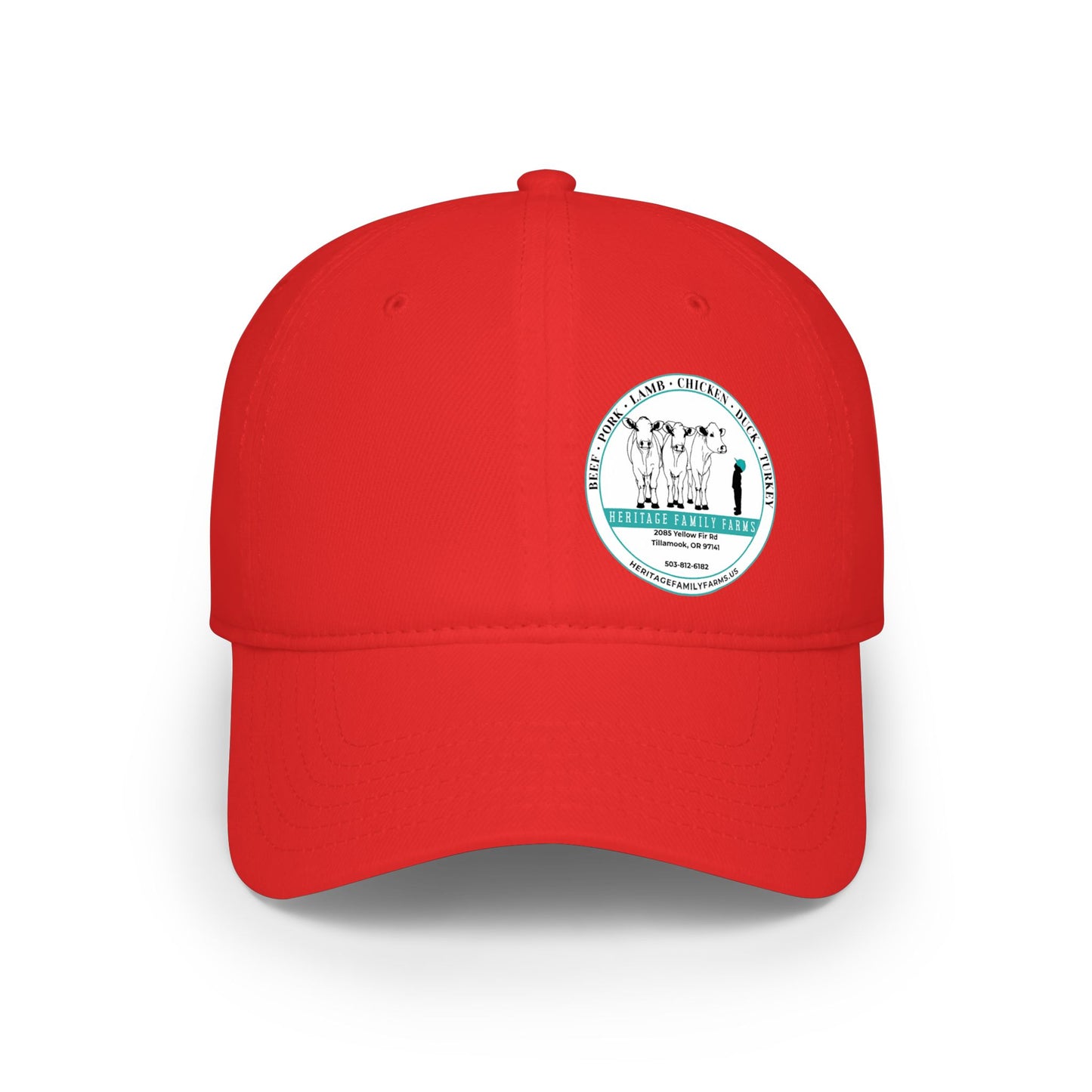 Heritage Family Farms Logo Baseball Cap