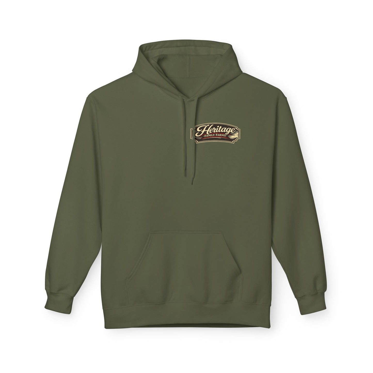 Heritage Farming Hoodie — "Support Local Agriculture" Vintage Farm Logo