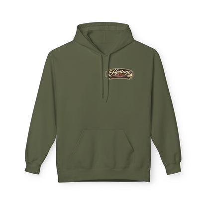 Heritage Farming Hoodie — "Support Local Agriculture" Vintage Farm Logo