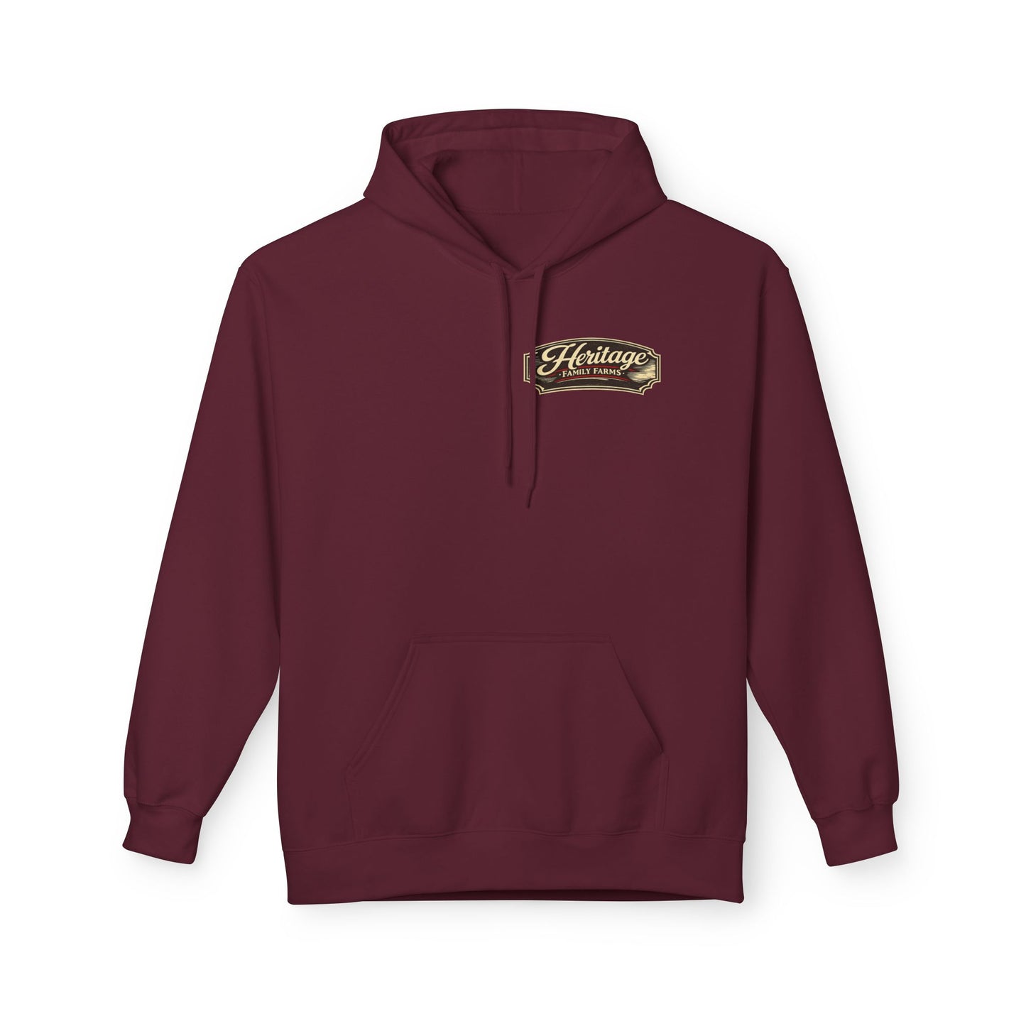 Heritage Farming Hoodie — "Support Local Agriculture" Vintage Farm Logo