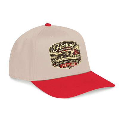 Heritage Farms Vintage Barn Logo Baseball Cap