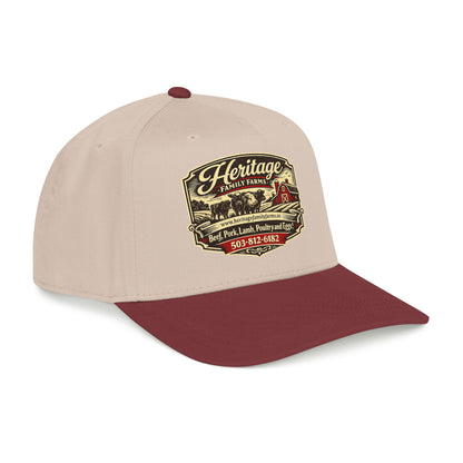 Heritage Farms Vintage Barn Logo Baseball Cap